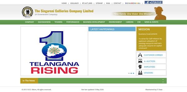 SCCL Employee Login