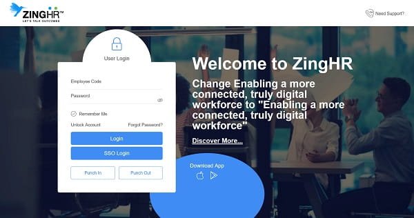 ZingHR Portal Employee Login: ESS Portal, Attendance & Payslips